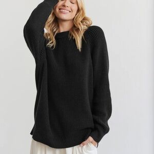Jenni Kayne Oversized Fisherman Sweater